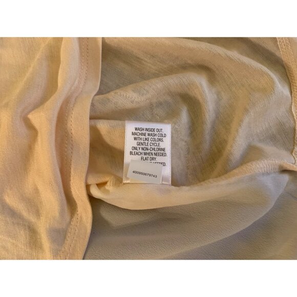 APT.9 Womens Cream Lace Trim T-Shirt Size Large - Picture 5 of 11